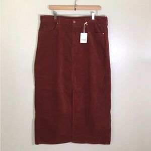 NWT cordouroy skirt